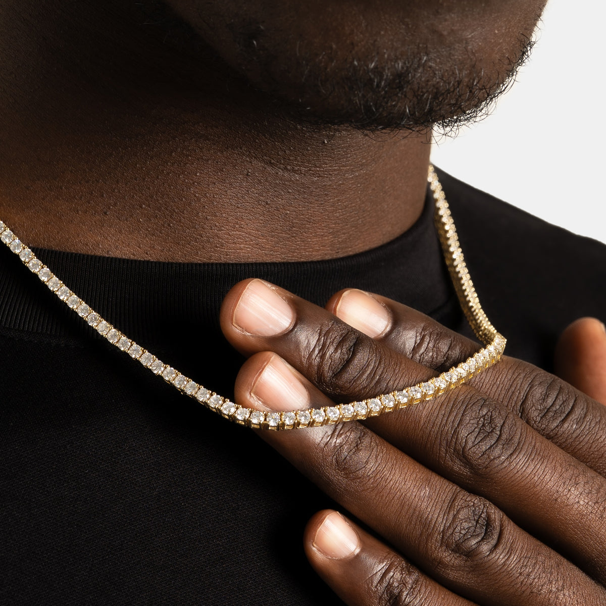 3mm Tennis Chain Gold