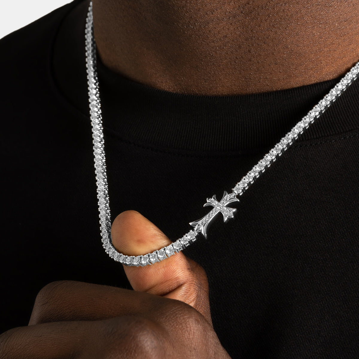 Vintage Cross Tennis Chain