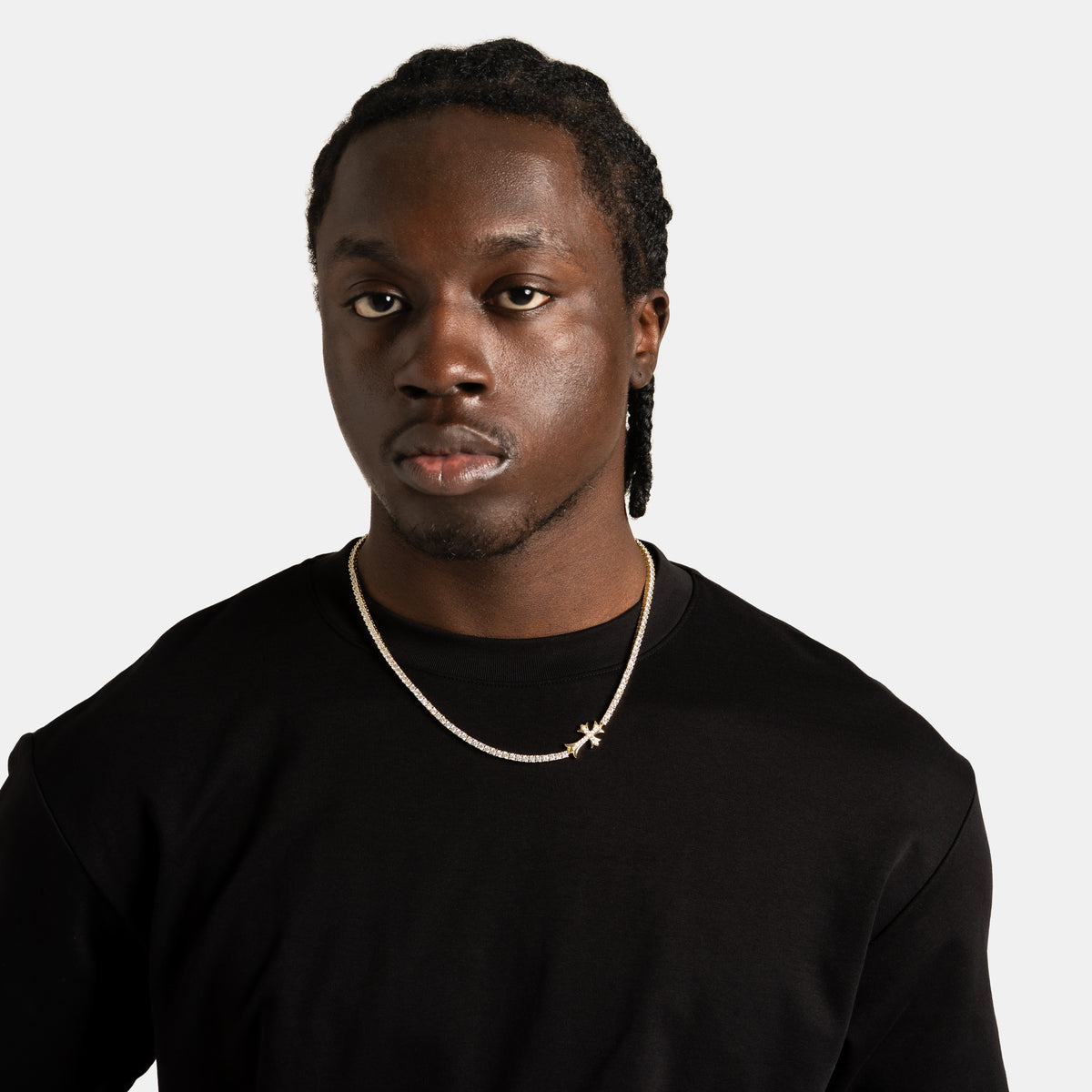 Vintage Cross Tennis Chain Gold