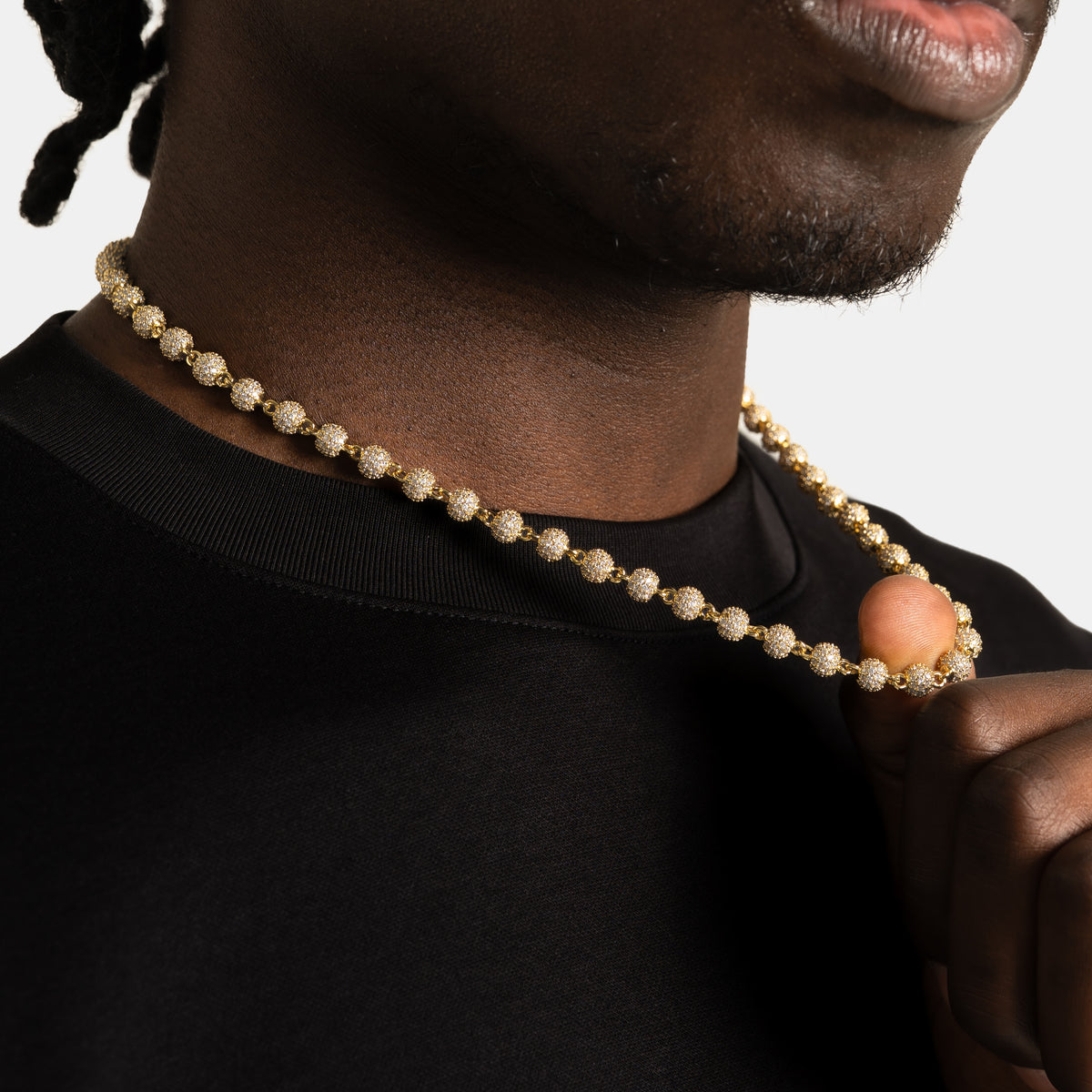 Iced Beads Chain Gold