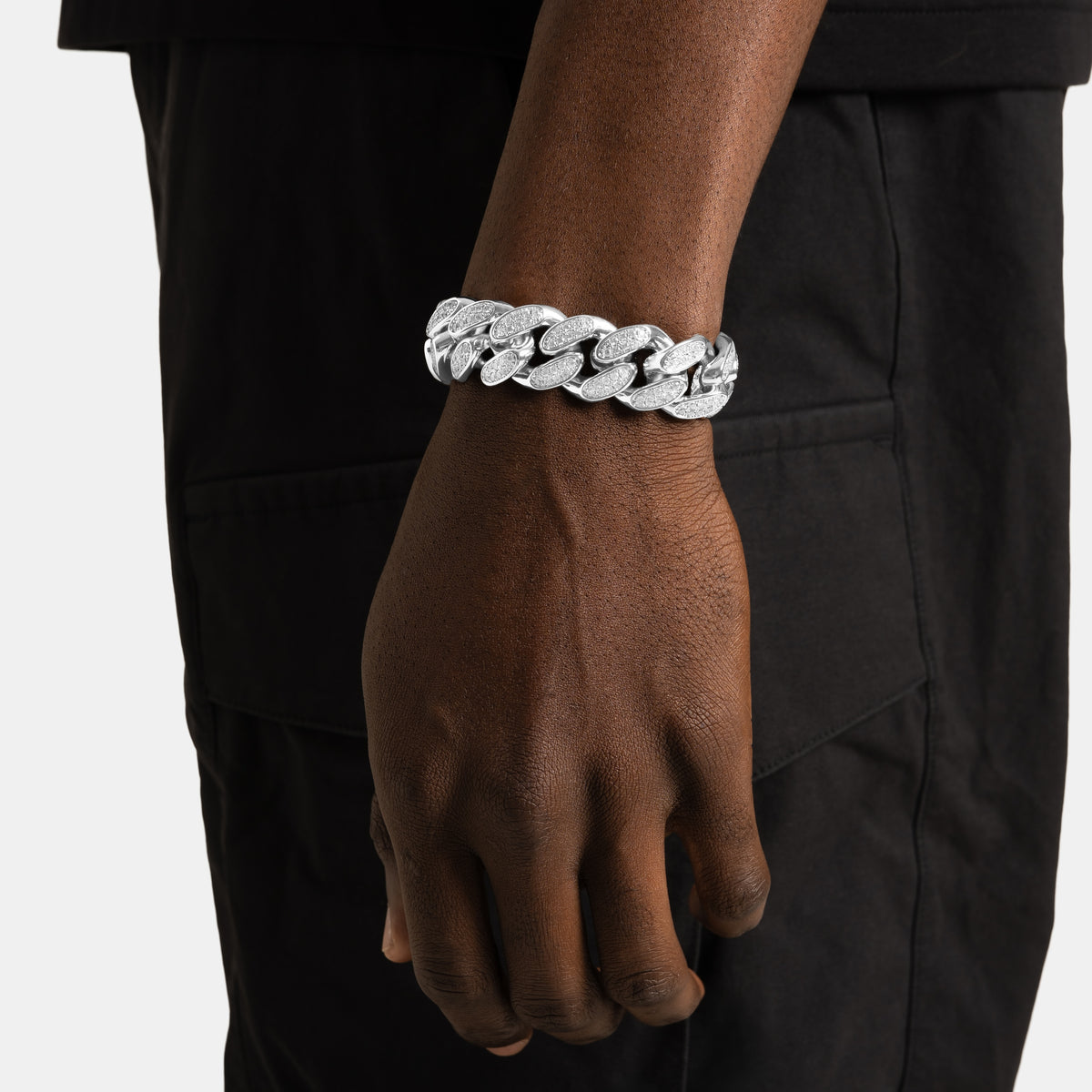 19mm Iced Cuban Bracelet