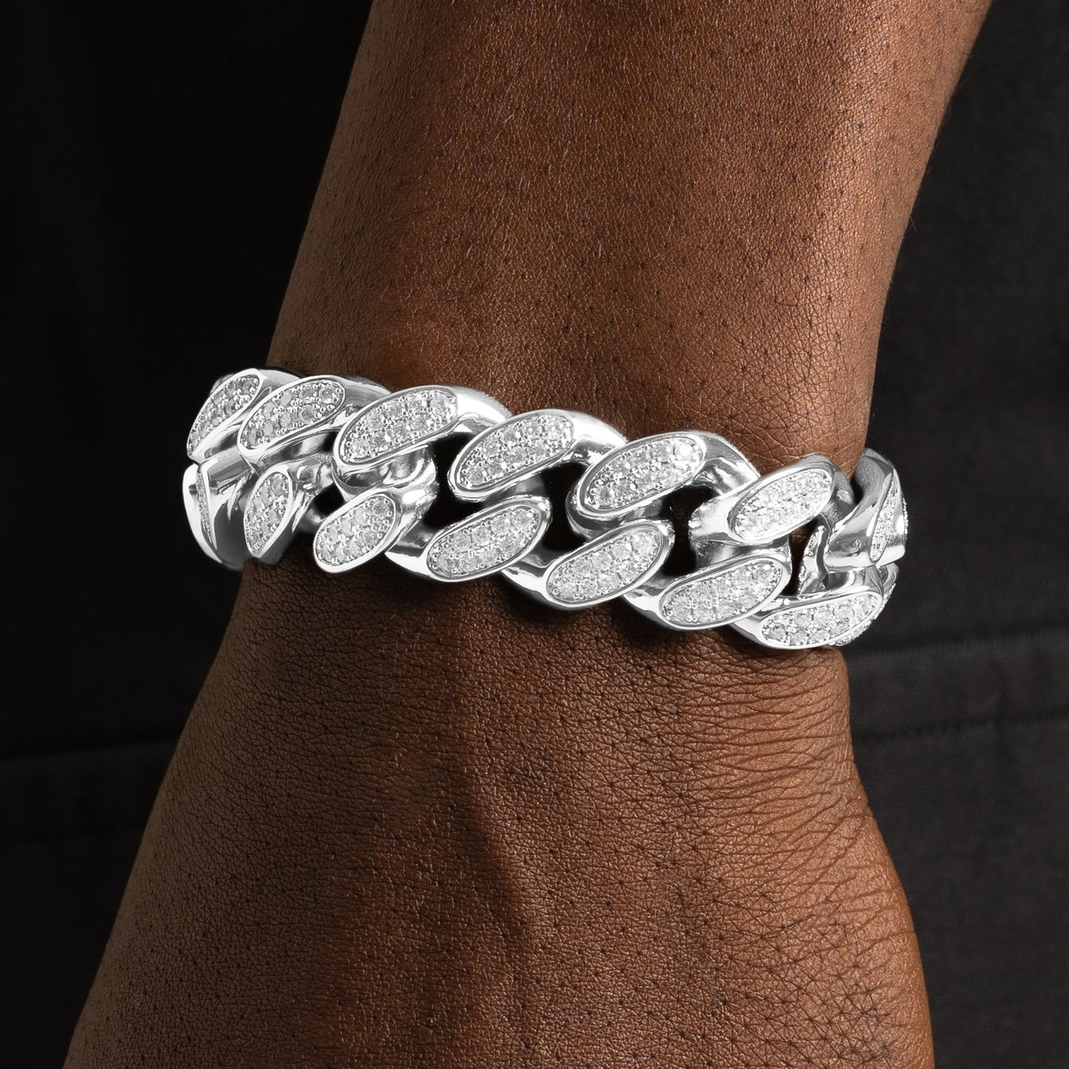 19mm Iced Cuban Bracelet