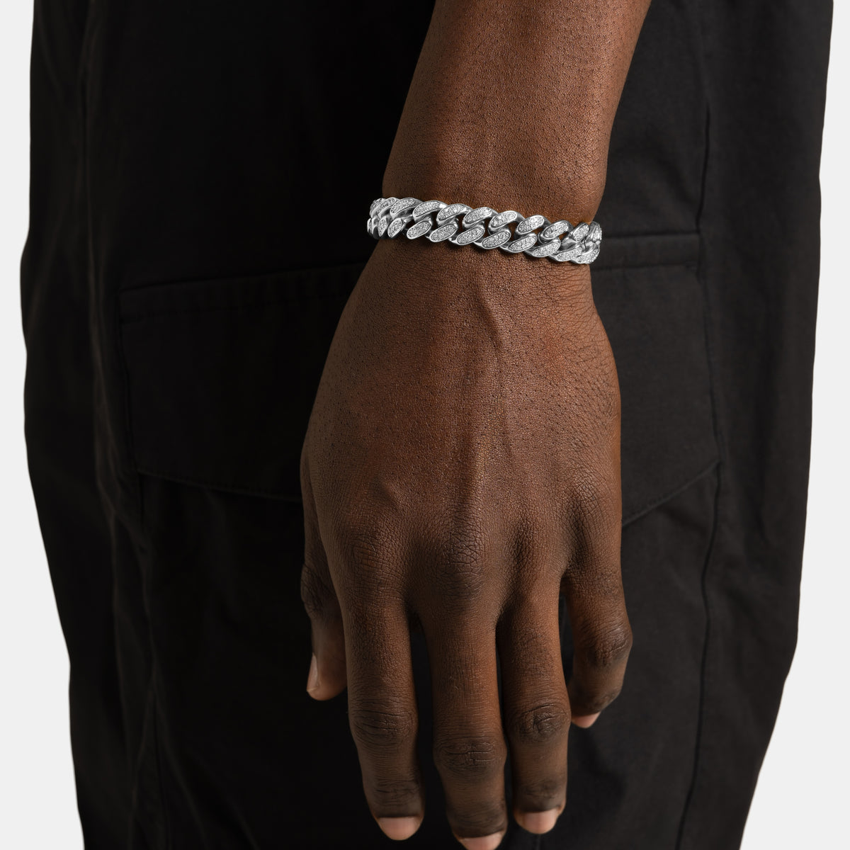 12mm Iced Cuban Bracelet