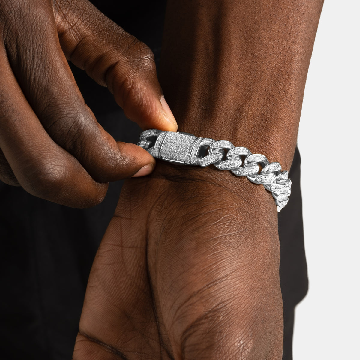 12mm Iced Cuban Bracelet