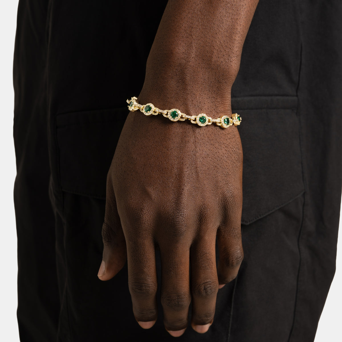 Emerald G-link Bracelet Gold