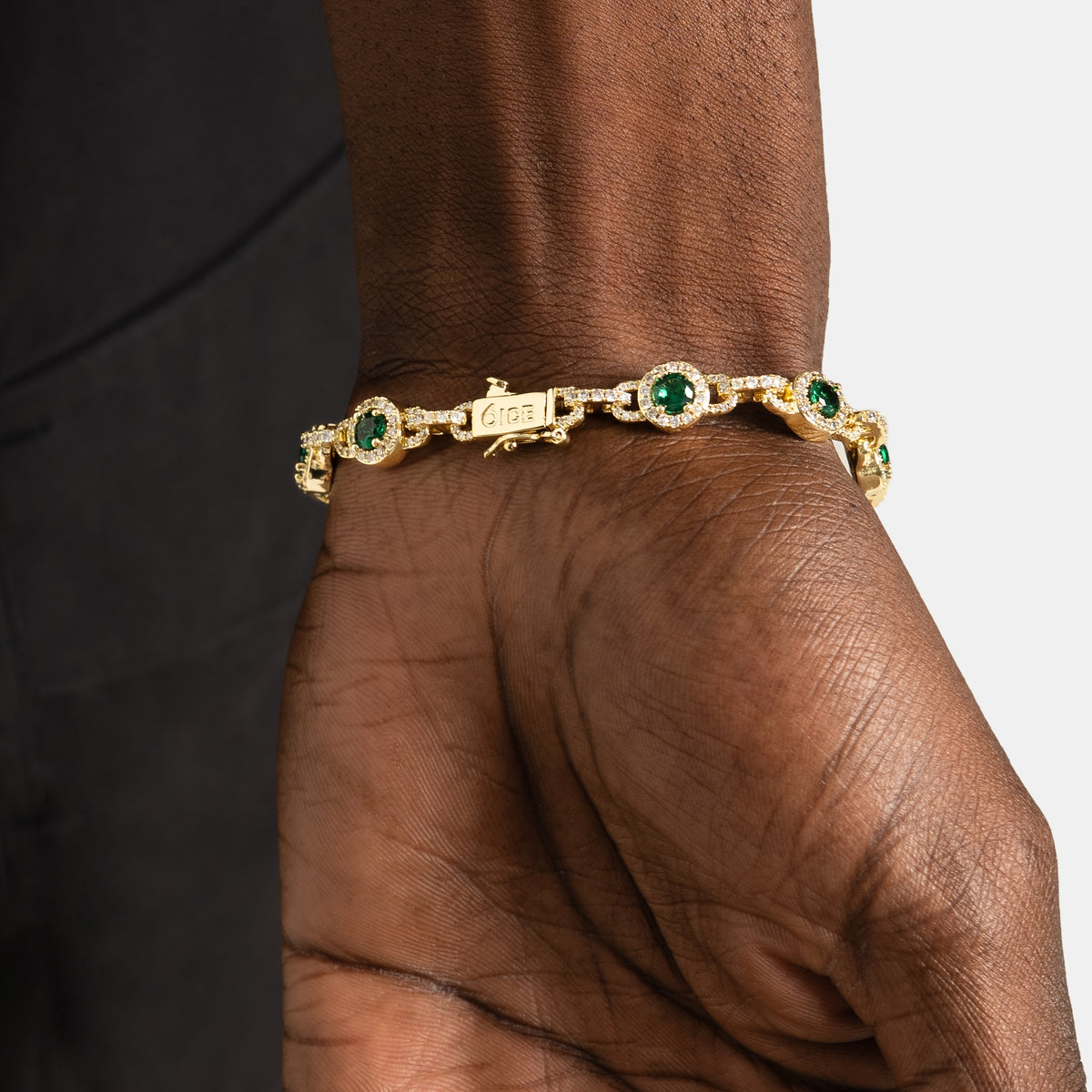 Emerald G-link Bracelet Gold