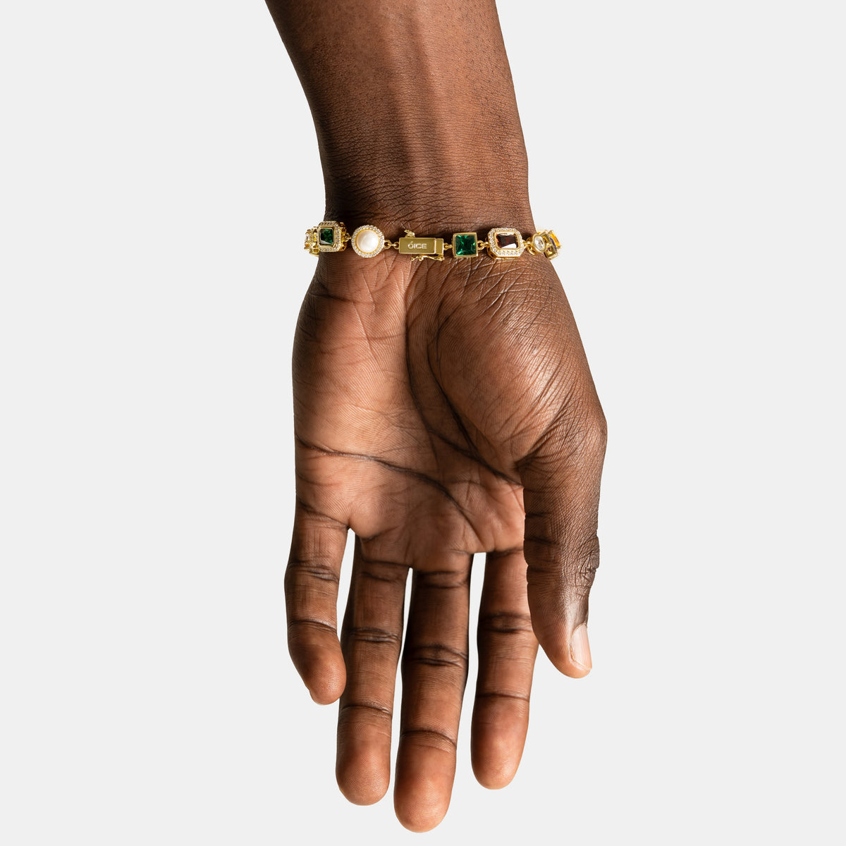 Multi Gemstone Bracelet Gold