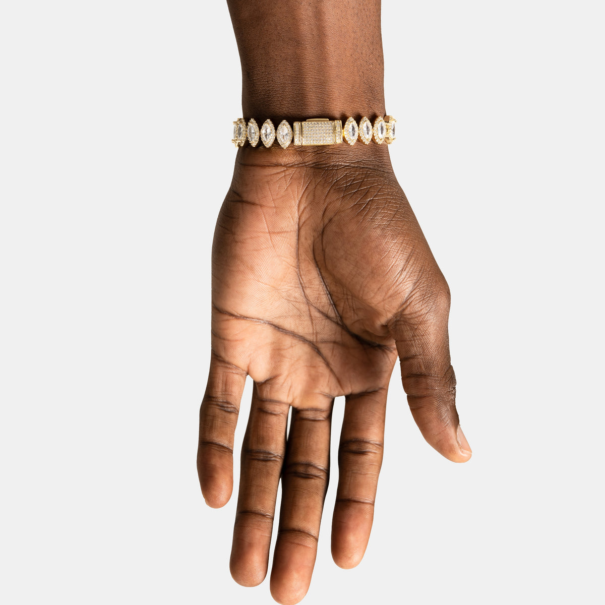 Marquise Tennis Bracelet Gold
