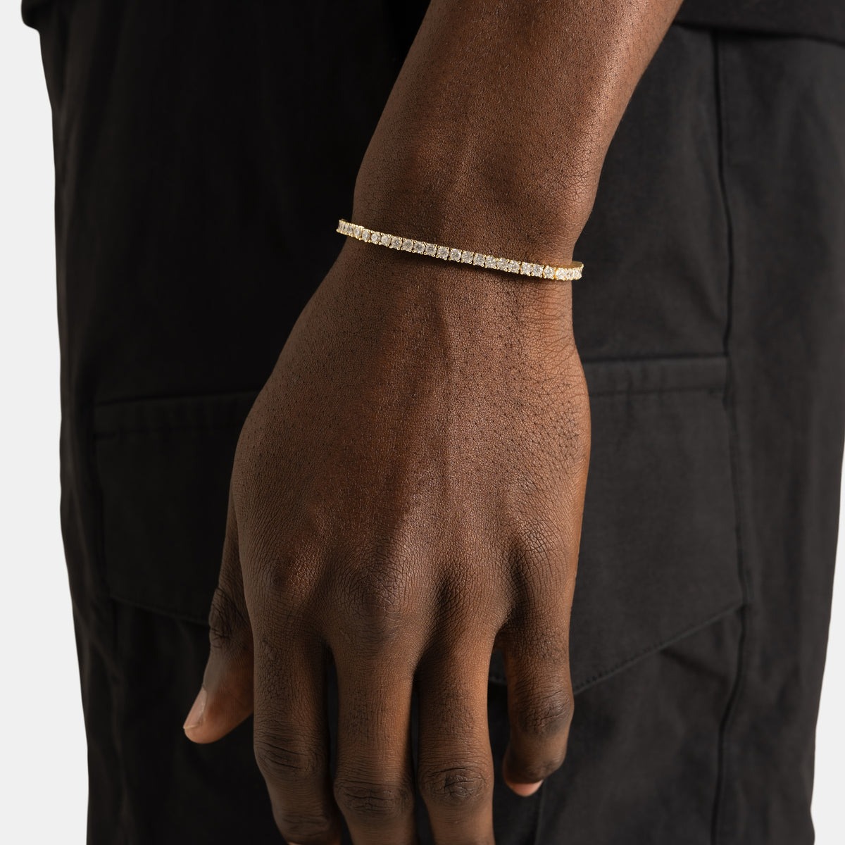 3mm Tennis Bracelet Gold