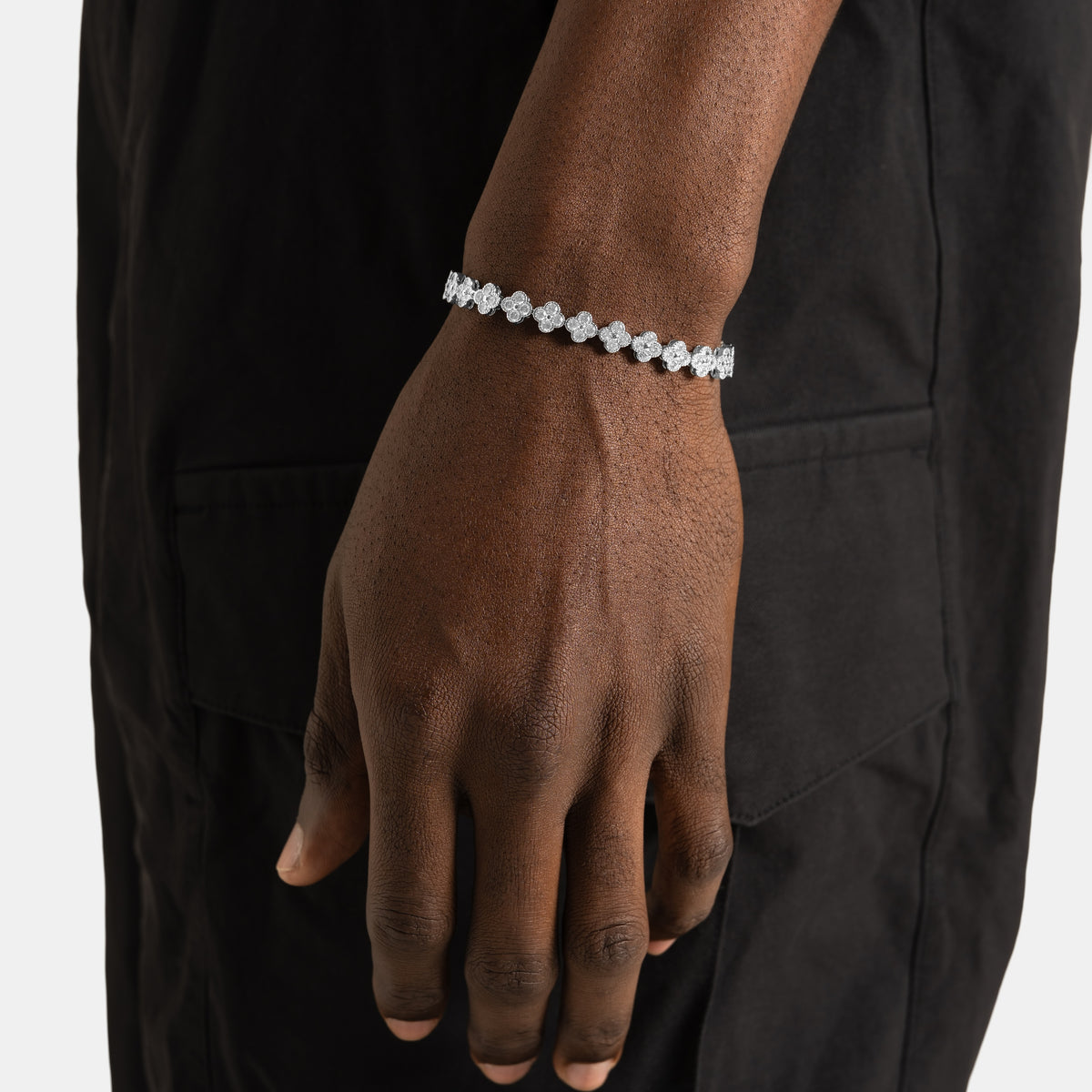 Flower Tennis Bracelet