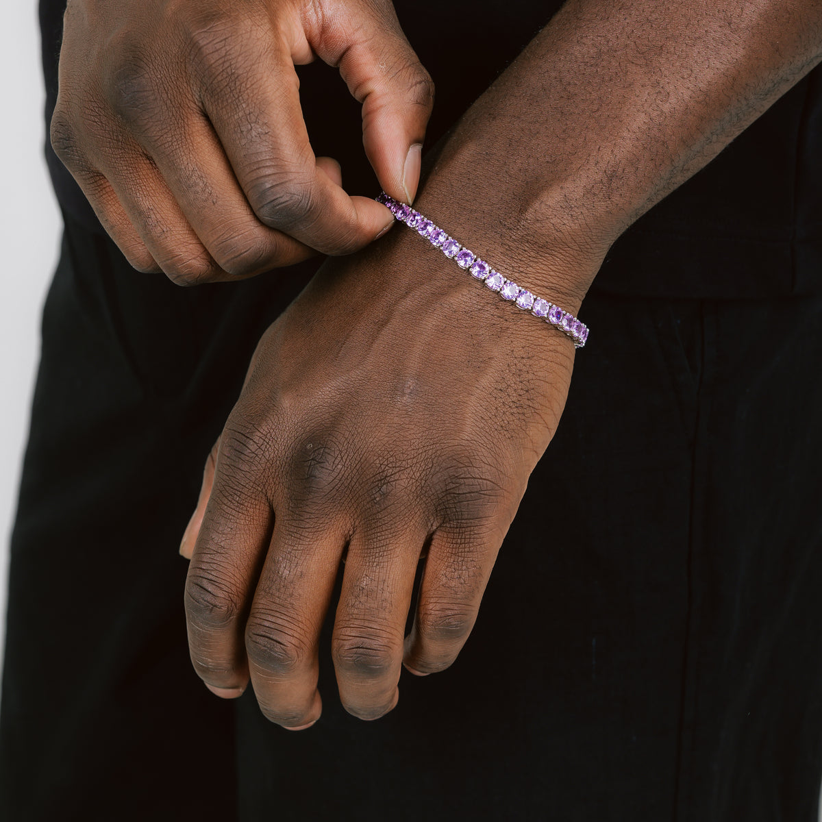 5mm Purple Tennis Bracelet