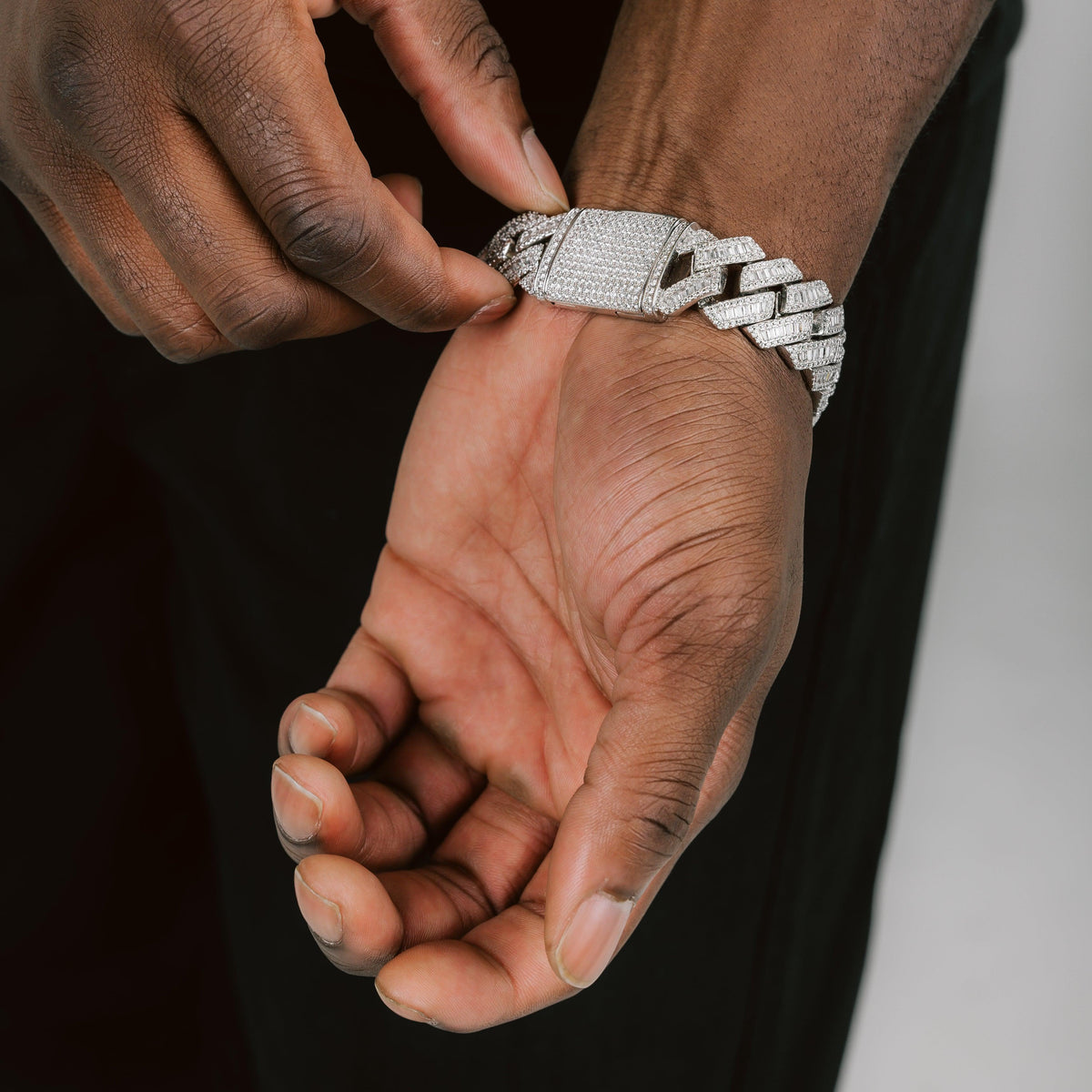 19mm Baguette Cuban Bracelet