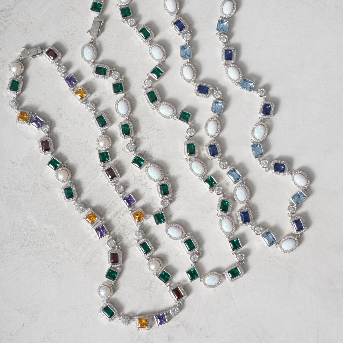 Opal Green Gemstone Chain