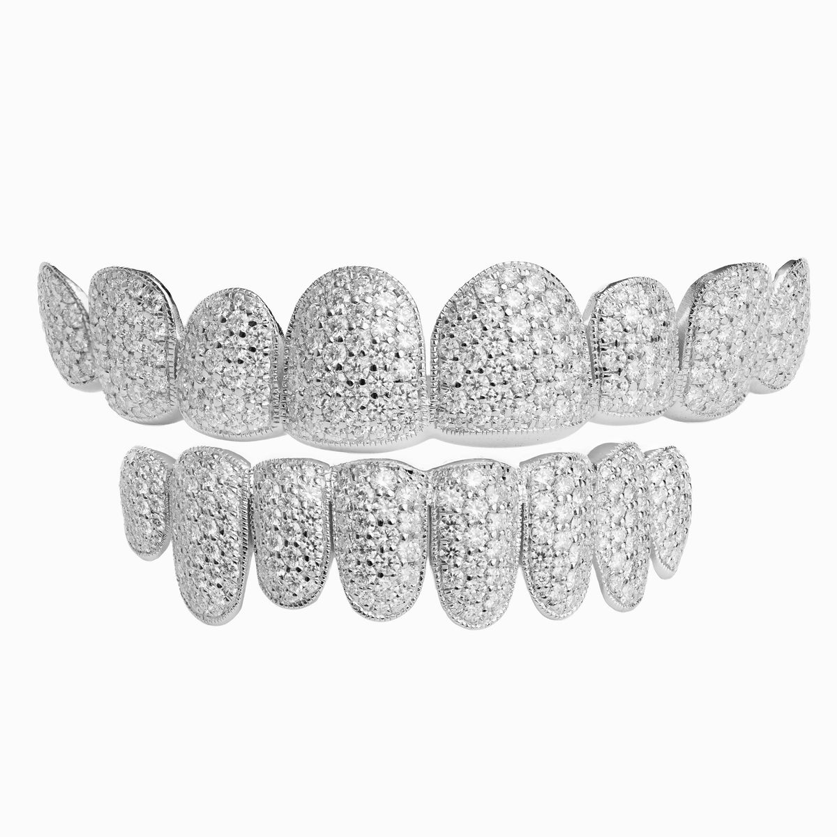 Rimless Honeycomb Moissanite Grillz