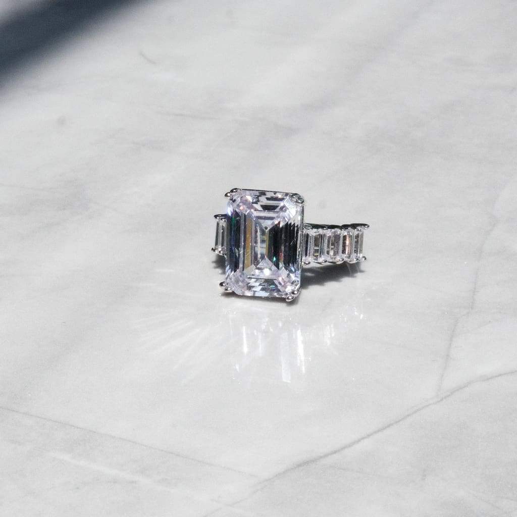 Emerald Cut Diamond Ring - 6IX ICE