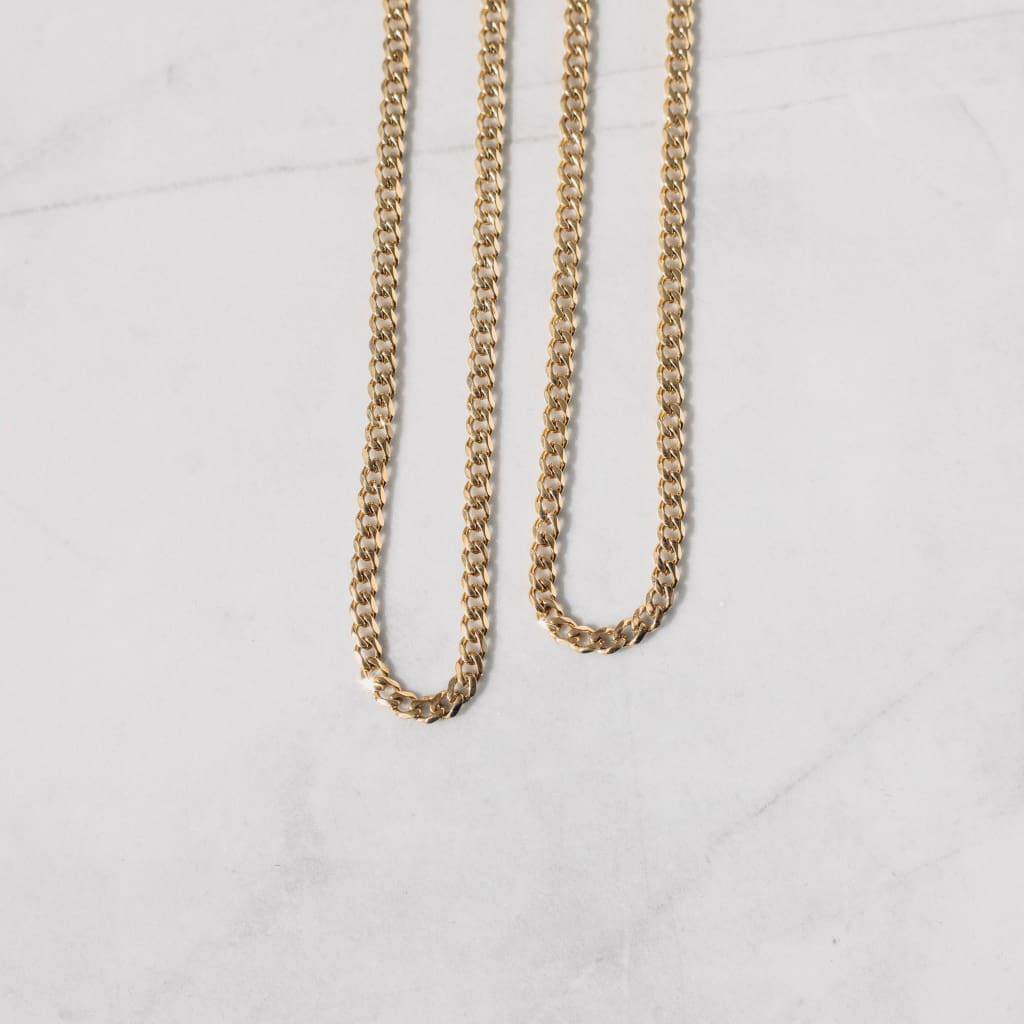 Micro Cuban Chain 2mm | Solid Sterling Silver | 26
