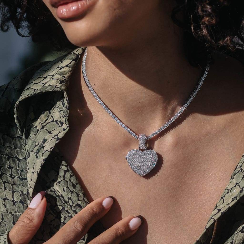 Vintage Heart shaped Openable Pendant Necklace Photo Locket - Temu