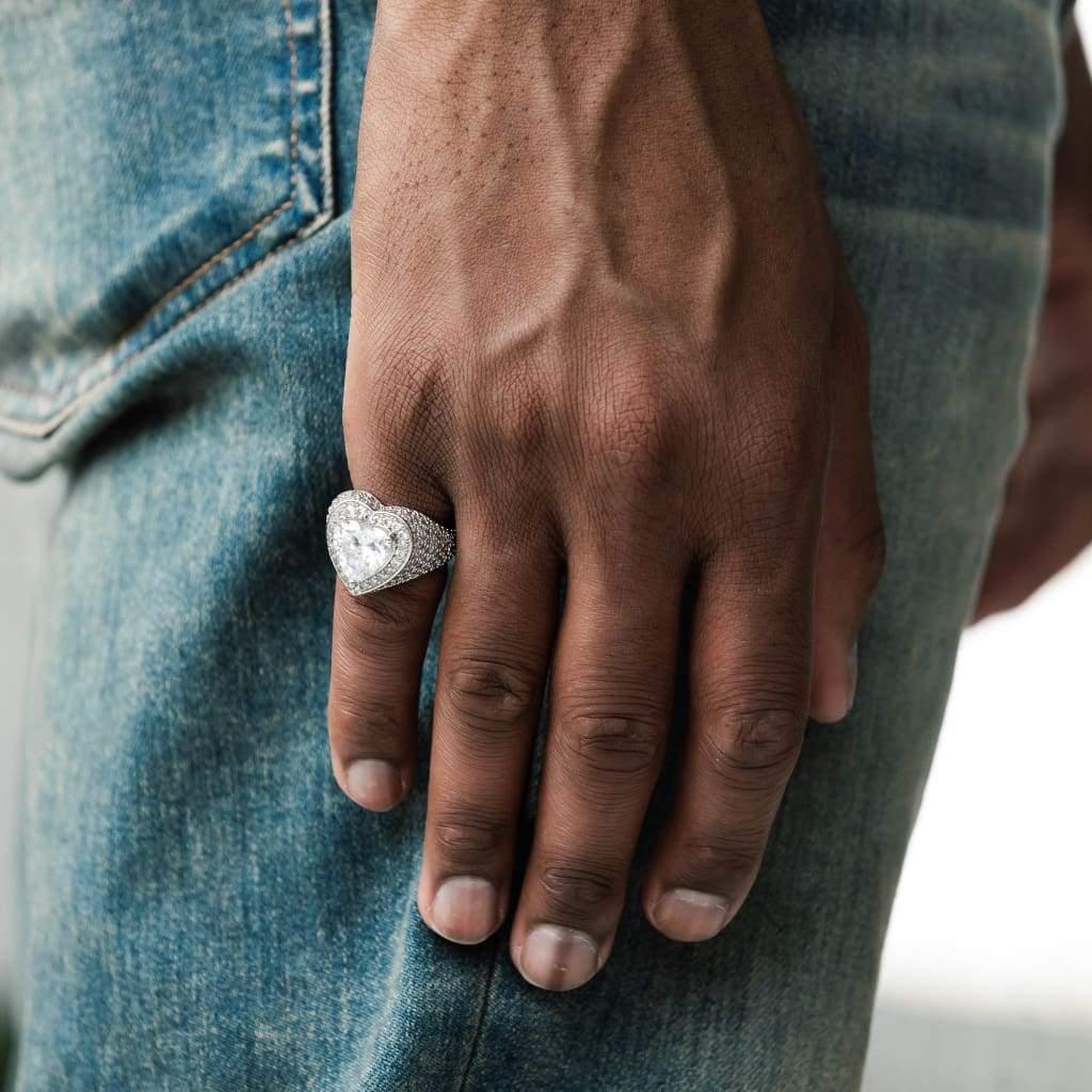 Clustered Heart Ring