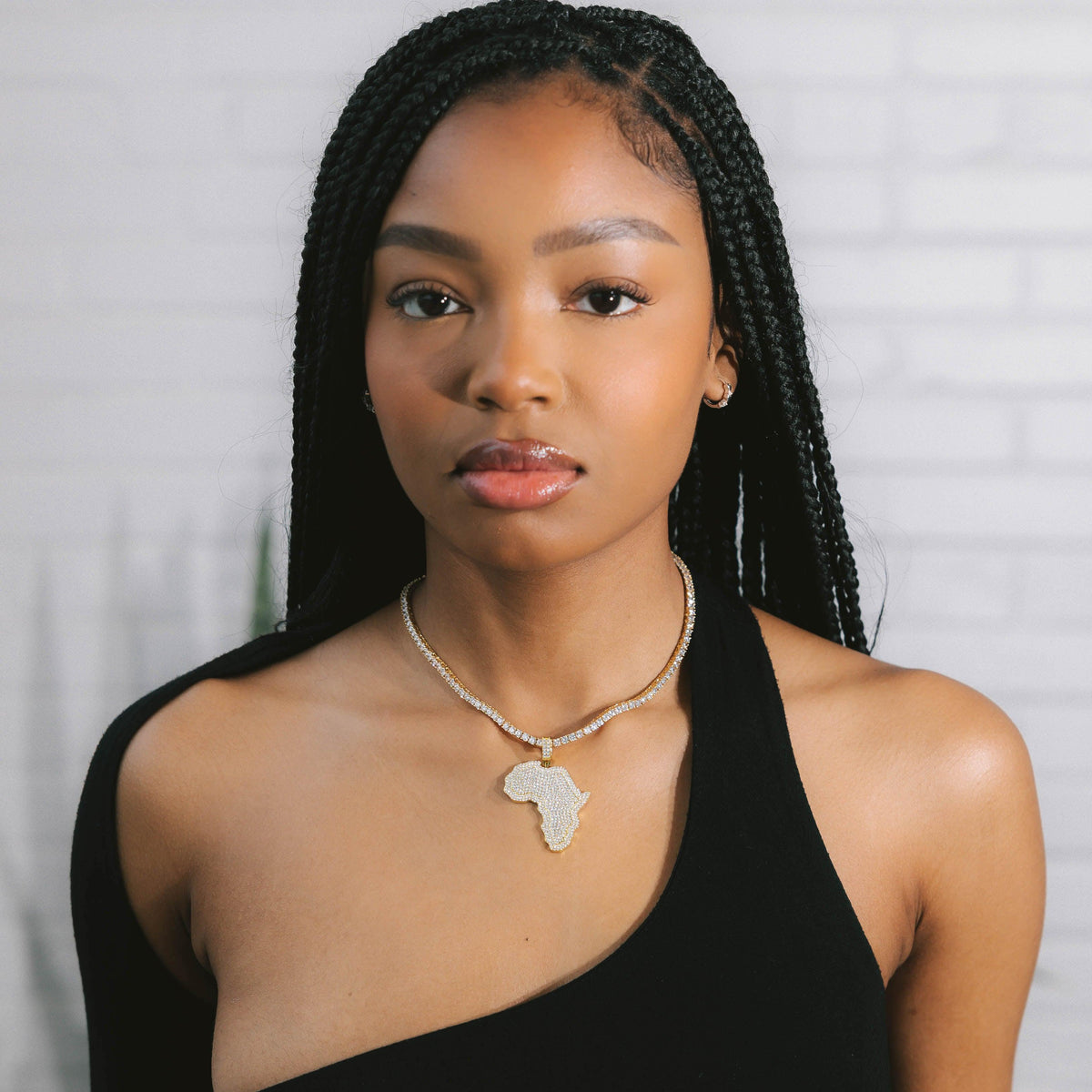 Africa Pendant Gold