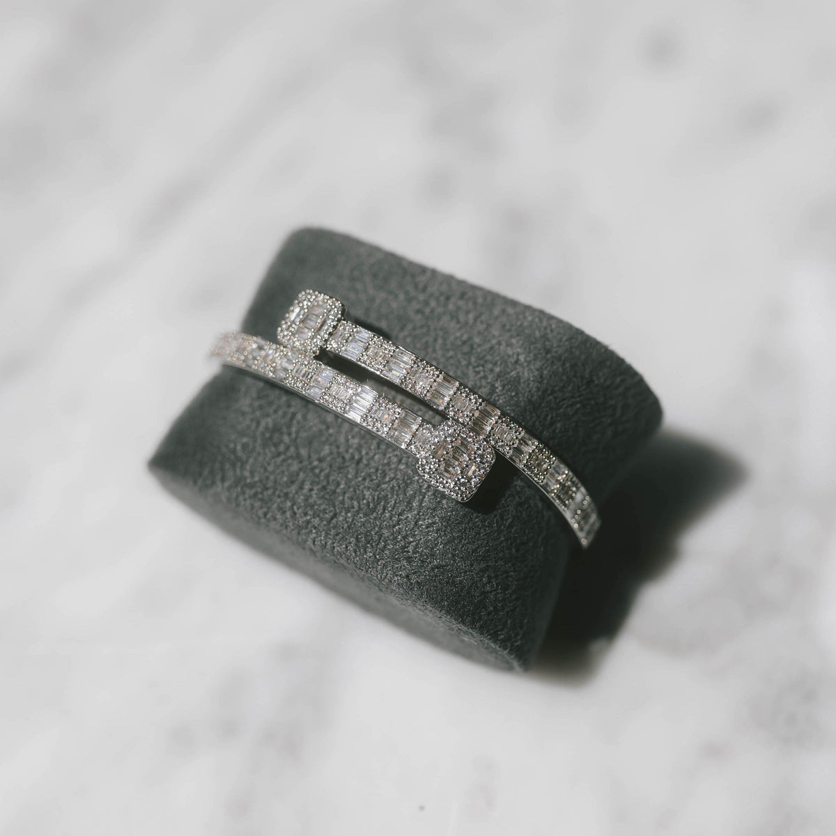Baguette Bangle Bracelet