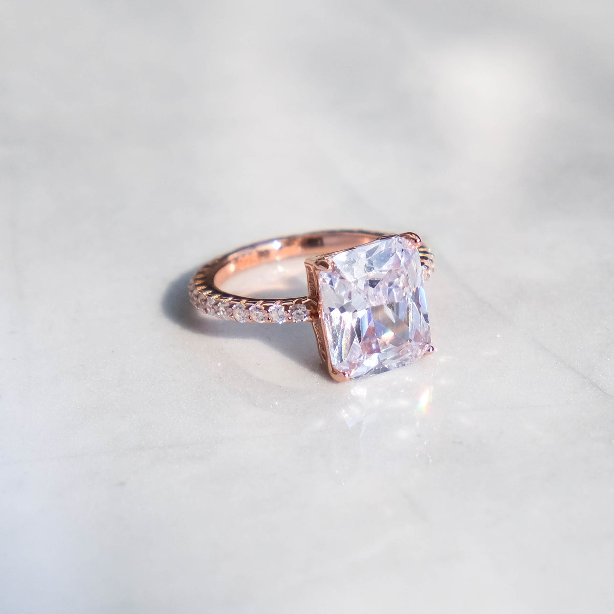 Radiant Cut Diamond Ring - 6IX ICE