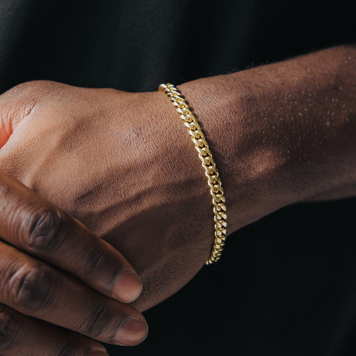 6mm Miami Cuban Bracelet 18k Gold