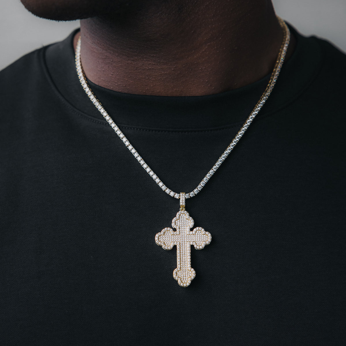 Orthodox Cross Pendant 18k Gold