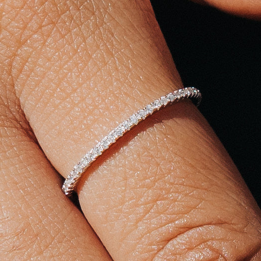 Thin Essential Ring White Gold