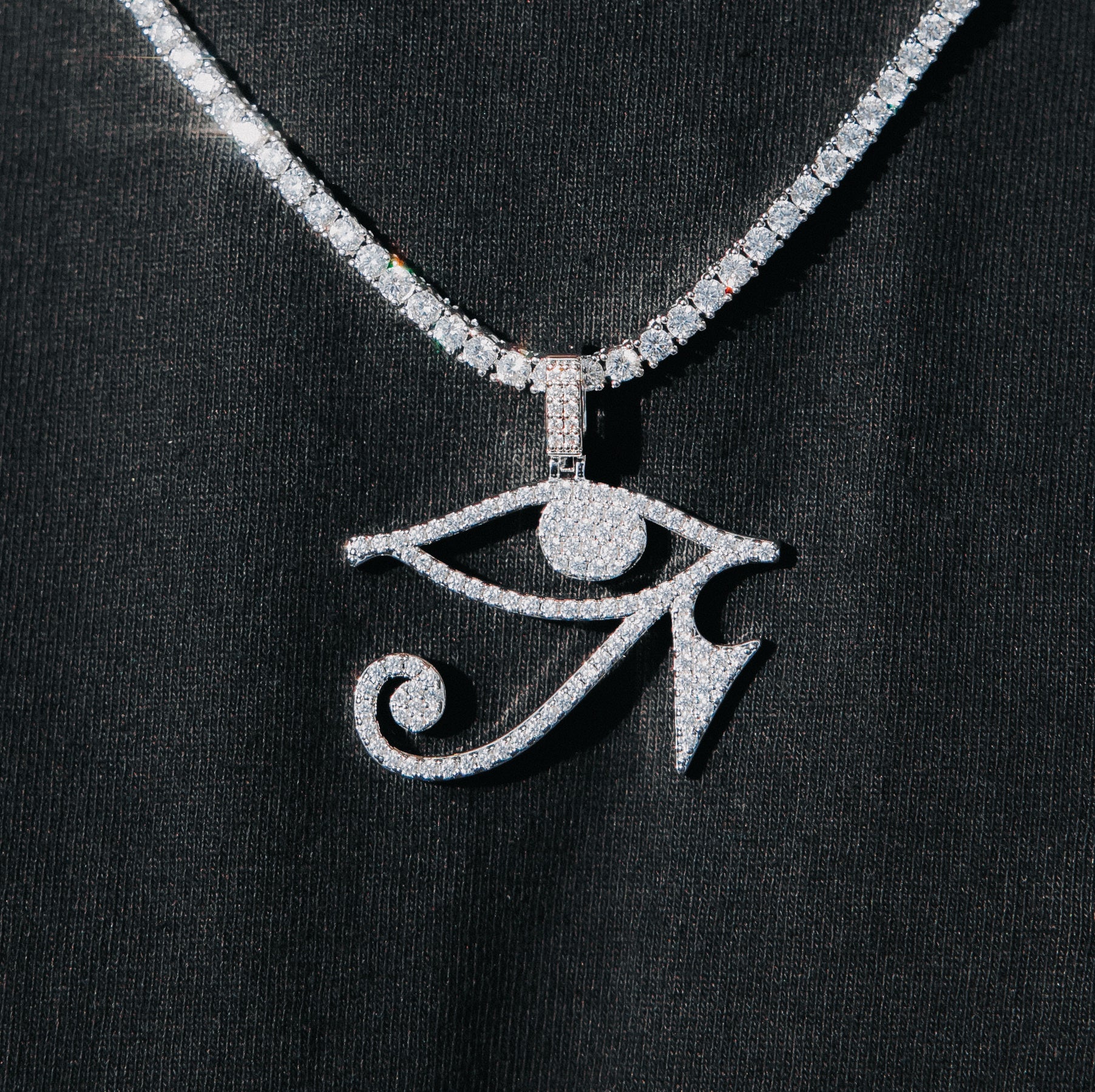 Sterling Silver Egyptian Ankh Eye Of Horus Necklace - Martha Jackson